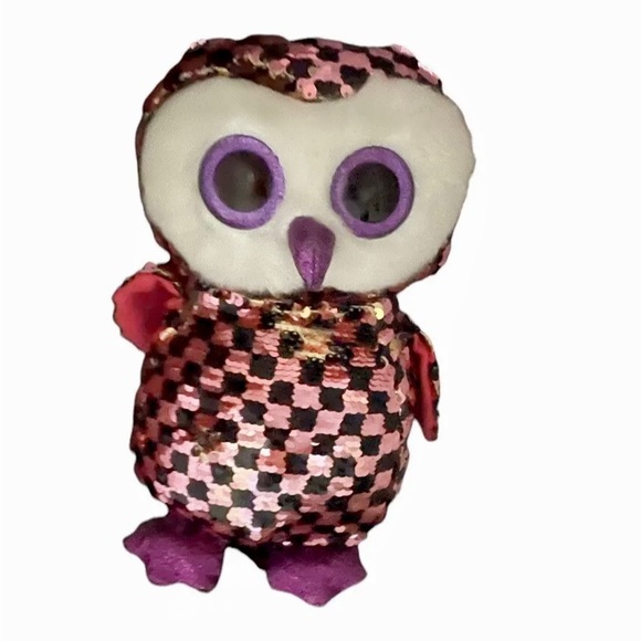 Ty Flippables Checks the Owl Retired - Picture 7 of 9